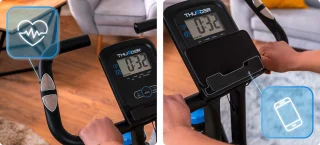 THUNDER Hometrainer TINY Opvouwbare Magnetische X-Bike