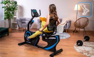 THUNDER OPAL Elektromagnetische Hometrainer Ligfiets