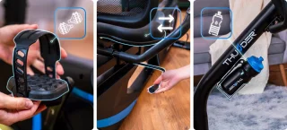 THUNDER OPAL Elektromagnetische Hometrainer Ligfiets