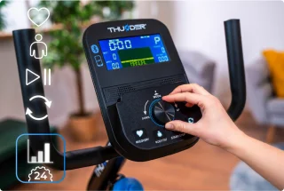 THUNDER OPAL Elektromagnetische Hometrainer Ligfiets