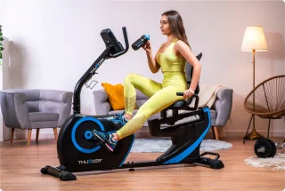 THUNDER OPAL Elektromagnetische Hometrainer Ligfiets