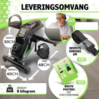 Thuys Deskbike bureaufiets met lcd-display en instelbare weerstand