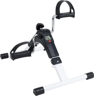 Trainingspedaal mini hometrainer wit