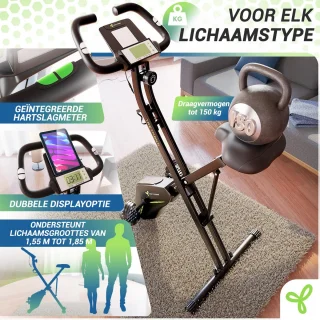 Tretmann Hometrainer Fiets Opvouwbaar Ergometer