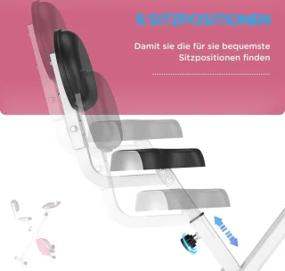 TRUUSK Hometrainer Roze/Wit
