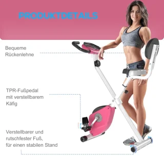 TRUUSK Hometrainer Roze/Wit