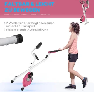 TRUUSK Hometrainer Roze/Wit