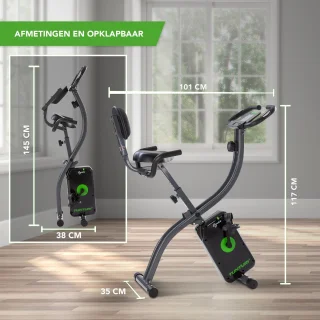 Tunturi Cardio Fit B25 X Hometrainer met Rugleuning