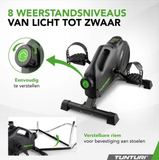Tunturi Cardio Fit M40 Hometrainer inclusief Fietslabyrint en Moofit Cadence sensor