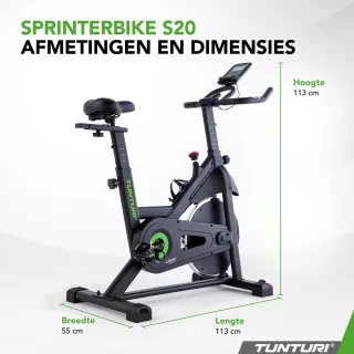 Tunturi Cardio Fit S20 Sprinter Bike Indoorfiets
