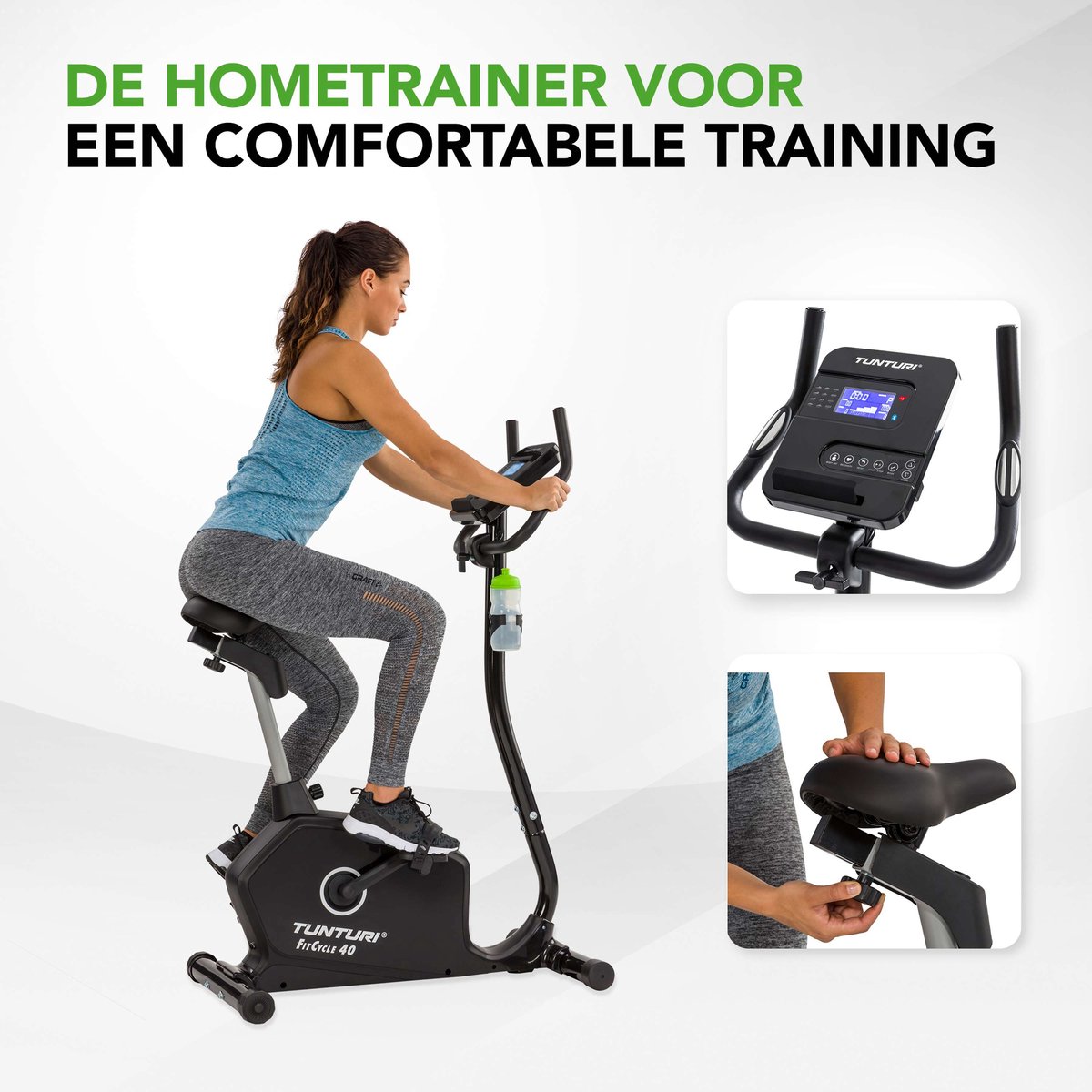 Wat vinden we goed aan de Tunturi FitCycle 40i Hometrainer
