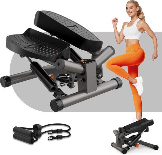 Twist Stepper met Weerstandsbanden en LCD-monitor