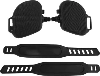 Universele Hometrainer Pedalen - 1/2 inch Schroefdraad - Zwart