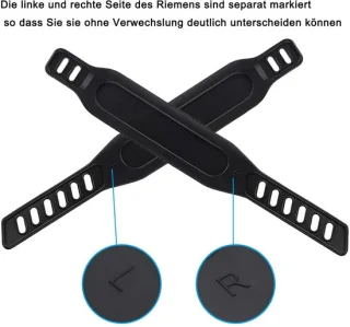 Universele pedaalriemen voor hometrainers, 4 stuks