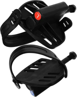 Universele platte pedalen voor hometrainer - zwart