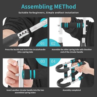 Wat vinden we goed aan de Verstelbare Armtrainer - Fitnessapparaat