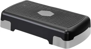 Verstelbare stepper cardio trainer - zwart/grijs