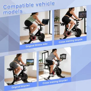 Verstelbare voetsteun voor hometrainer
