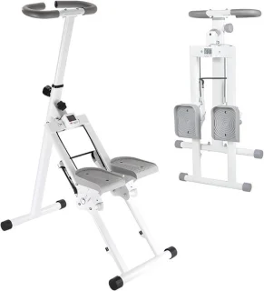 Verticale klimmer trapstepper fitness zwart