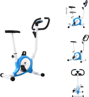 vidaXL Hometrainer Blauw