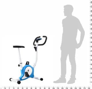 vidaXL Hometrainer Blauw