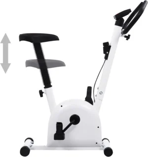 vidaXL Hometrainer wit bandweerstand