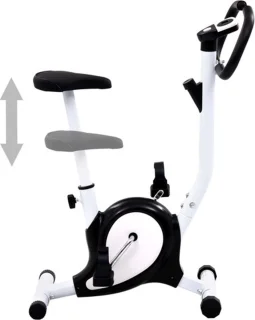 vidaXL Hometrainer Zwart