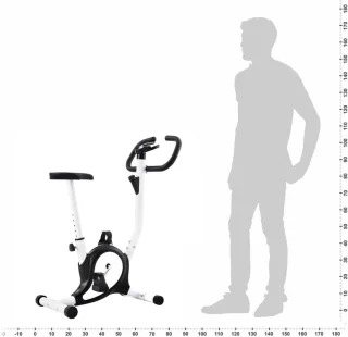vidaXL Hometrainer Zwart