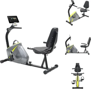 vidaXL Ligfiets Hometrainer Magnetisch met Hartslagmeter