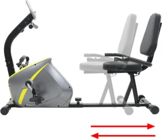 vidaXL Ligfiets Hometrainer Magnetisch met Hartslagmeter