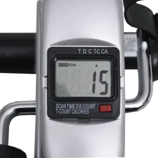 vidaXL Mini Hometrainer Zilver