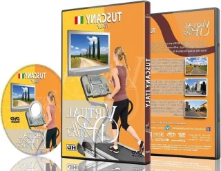Virtuele Wandelingen Toscane - Loopband DVD