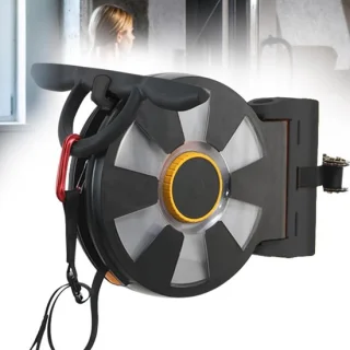 Vliegwieltrainer krachttraining - 329x93x383 mm - geel