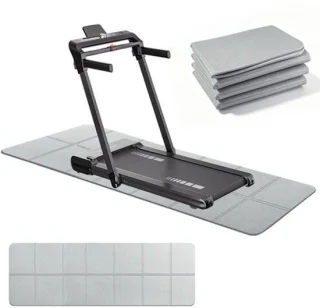 Vloerbeschermingsmat fitness - grijs