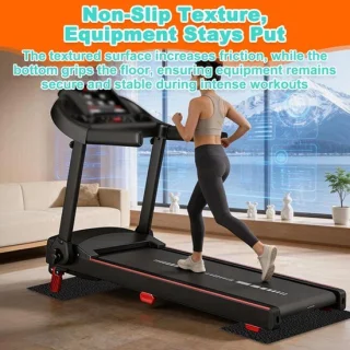 Vloerbeschermingsmat fitnessapparaat - trainingsmat hometrainer loopband