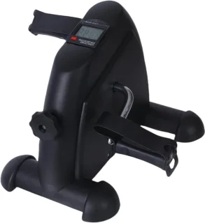 Voeten fiets trainer mini hometrainer wit