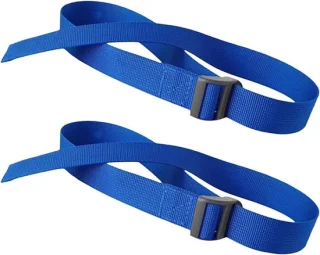Voettrainer pedalen beentrainer 76.2 cm blauw