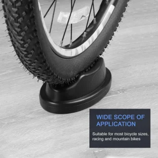 Voorwielsteun zwart voor indoor trainer, roltrainer en fietstraining