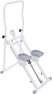 Vouwvriendelijke stepper - hometrainer - wit