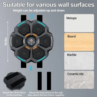 Wandgemonteerde Bluetooth Boksmachine