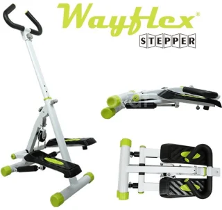 Wayflex Opvouwbare Stepper Hometrainer Wit/Zwart