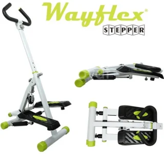 Wayflex Opvouwbare Stepper Hometrainer Wit/Zwart
