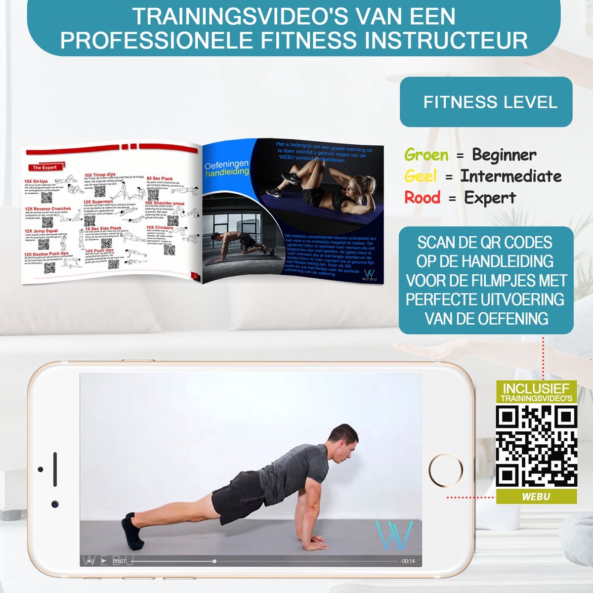 Wat vinden we goed aan de WEBU Deluxe Pack Workout Dobbelstenen en Kaarten
