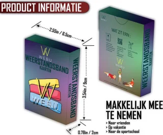 WEBU Deluxe Pack Workout Dobbelstenen en Kaarten