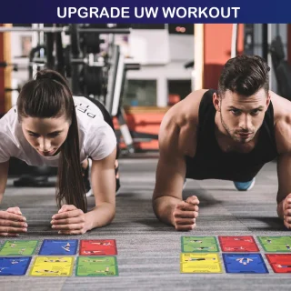 WEBU Workout Dobbelstenen en Bodyweight Kaarten Set