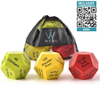 WEBU Workout Dobbelstenen Set