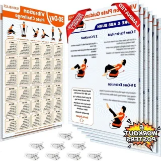 Workout Posters Fitness Gids A4 Posterset