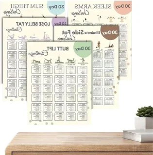Workout Posters - Fitness Gids Poster 26x22 cm