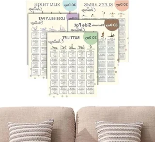 Workout Posters - Set van 5 posters