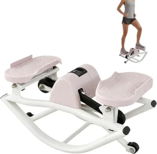 Workout stepper fitness trainer roze